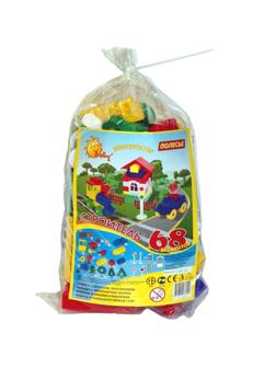 Конструктор Строитель (68 элем. в пакете)36094