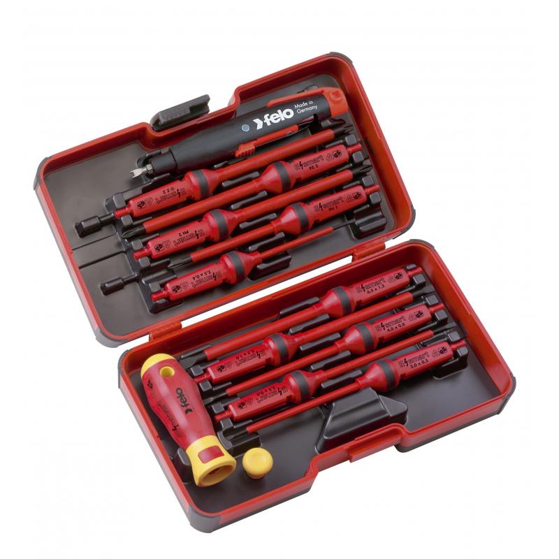 Набор стержней диэлектрич и рукоятка E-SMART, в кейсе, 14 шт Felo 06391316