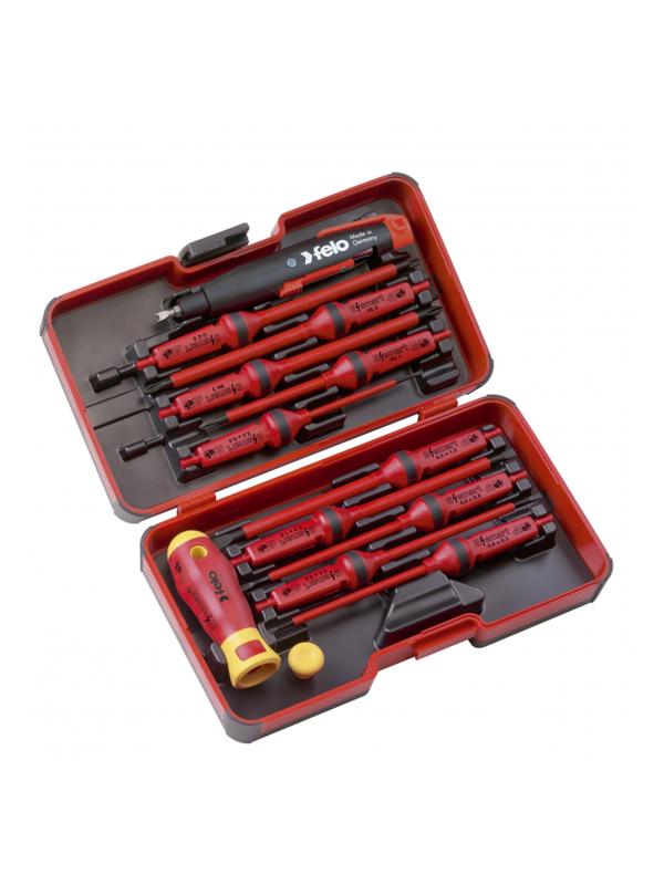 Набор стержней диэлектрич и рукоятка E-SMART, в кейсе, 14 шт Felo 06391316