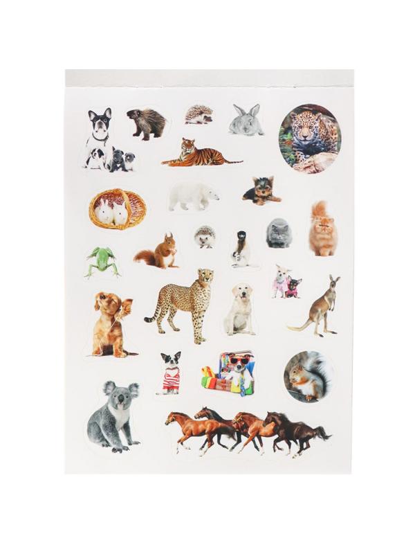 Наклейки детские  в альбоме  А5 100 НАКЛЕЕК.МИР ЖИВОТНЫХ, Н-1163