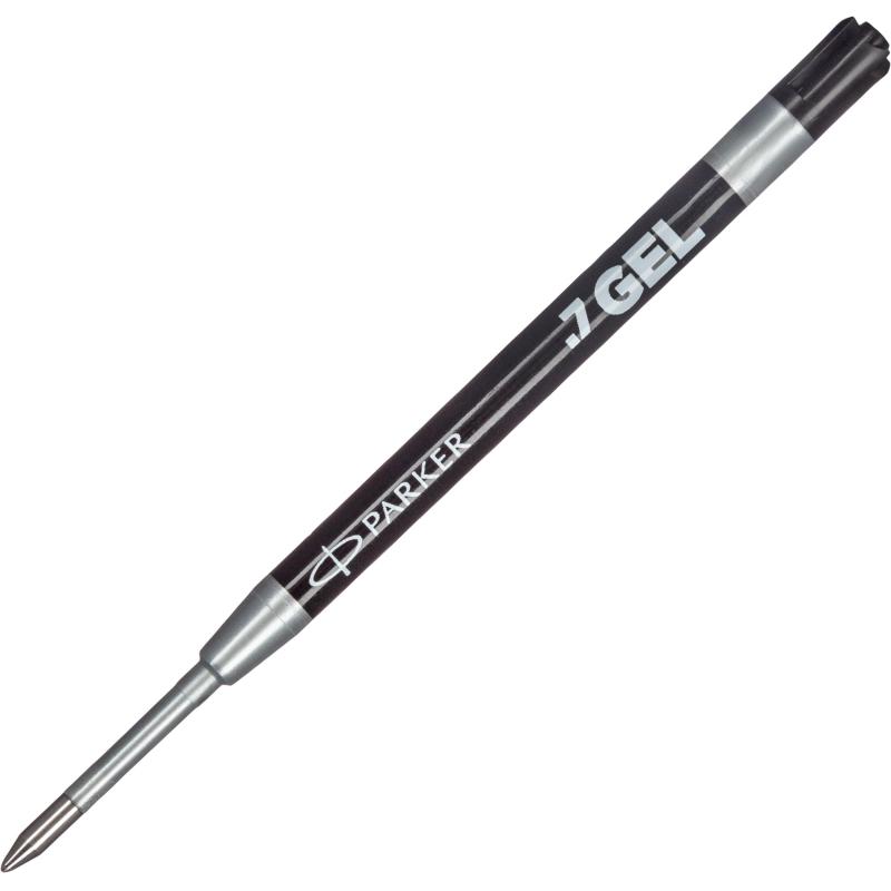 Стержень гелевый Parker, 0,7мм, черный, 2 шт 2136231