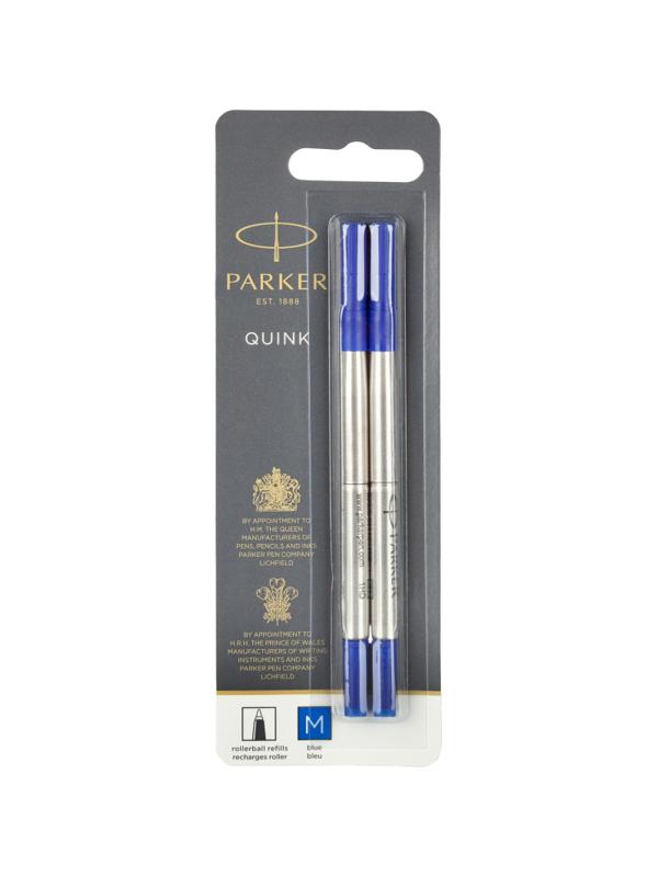 Стержень роллер Parker, линия письма 0,7мм,синий, 2 шт блистер 1950327