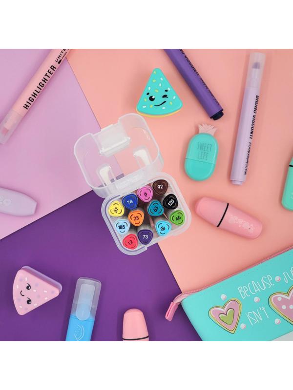 Набор маркеров ДВУС.СКЕТЧ-МАРКSKETCH&ARTБАЗОВЫЙ,12ЦВ.ПЛАС.ПЕН.,22-0076/01