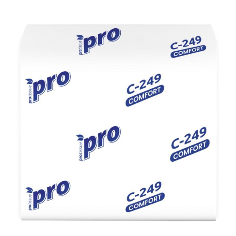 Бумага туалетная д/дисп Protissue 2сл 250лист 40 пачек в уп С249