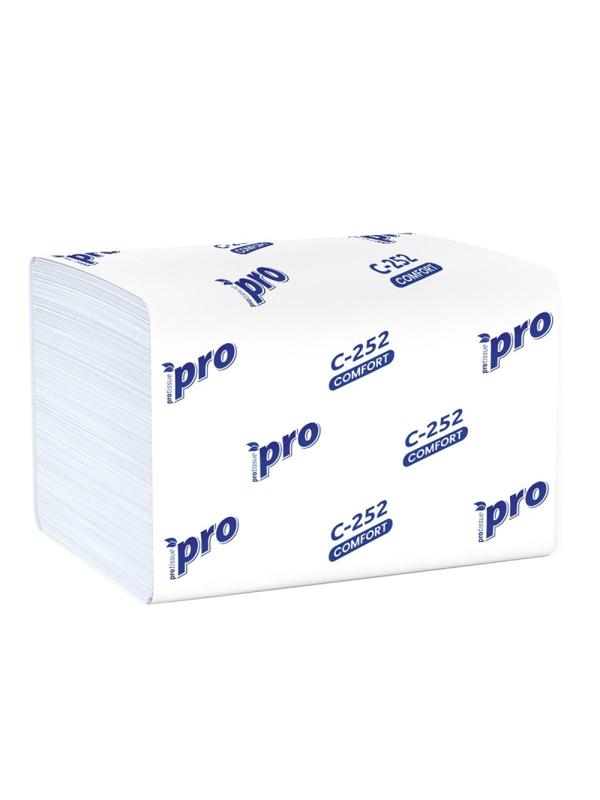 Салфетки бумажные Protissue N4 1сл 200 листов 20пач в уп С252