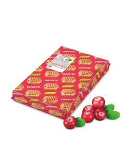 Вафли Дарлетто  мягкие со взбитыми сливками с клюквой,  1,08кг
