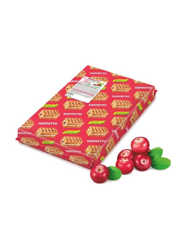 Вафли Дарлетто  мягкие со взбитыми сливками с клюквой,  1,08кг
