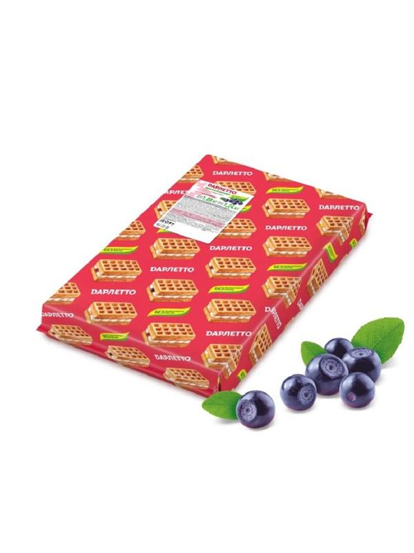 Вафли Дарлетто  мягкие со взбитыми сливками с черникой,  1,08кг