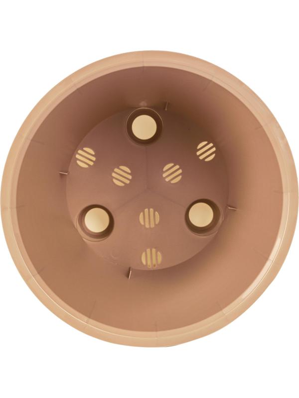 Горшок для цветов London 320 мм, 15,7л на колесиках Сливочный, ING6207СЛ