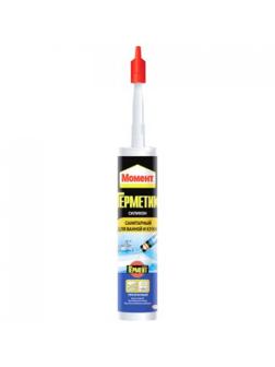 Герметик силиконовый для ванной  Момент (прозрачн), 280 мл (2002675)