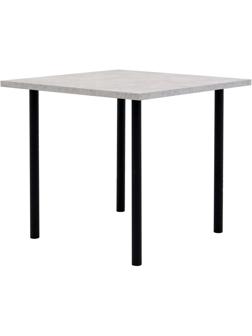 Стол обеденный UD_Стиль СТ5 800х800 квадрат, опора черн, 2504 сланец светл
