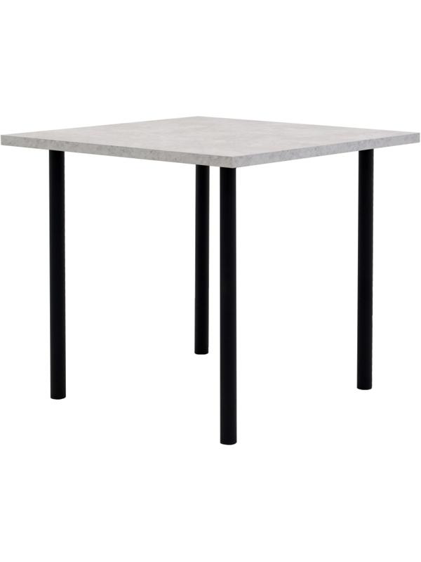 Стол обеденный UD_Стиль СТ5 800х800 квадрат, опора черн, 2504 сланец светл