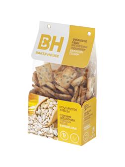 Хлебцы Итальянские BAKER HOUSE сем подсолн олив масл соль 1/250 Раменс 1,75