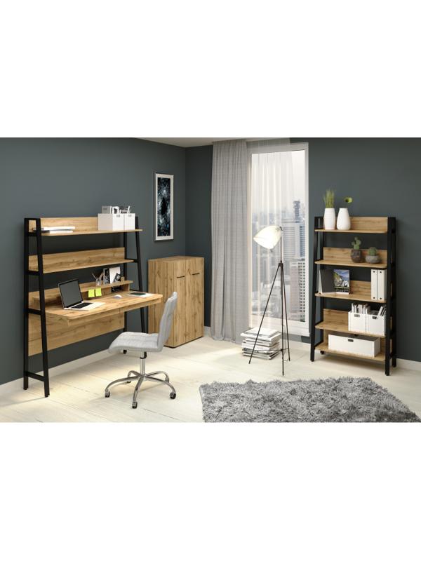 Стеллаж IN Homeoffice 844x335x1620 Дуб натуральный