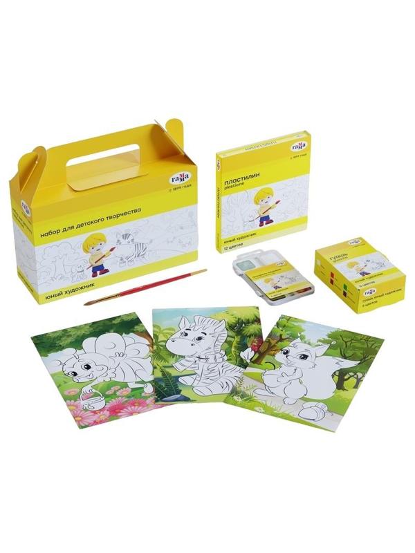 Набор для творчества детского Гамма Юный художник, 7 предметов, 270420204