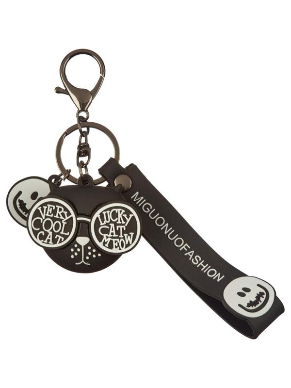 Брелок Cat черный 4,5x5 см