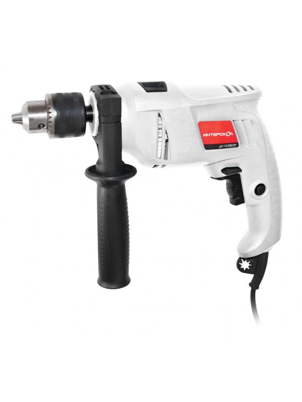Дрель ударная ИНТЕРСКОЛ ДУ-13/580 ЭР (632.1.0.00)