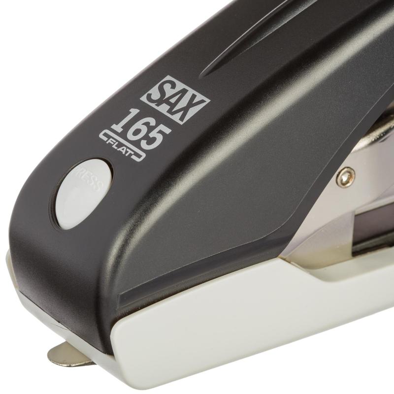 Степлер SAX 165 (N24/6, 26/6) Flat clinch,до 30лис,энергосбер,антистеп,черн