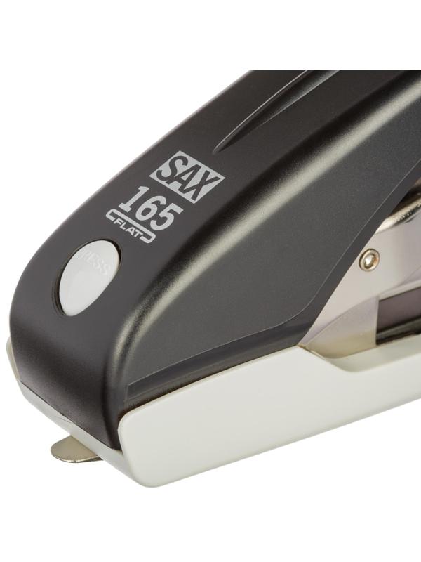 Степлер SAX 165 (N24/6, 26/6) Flat clinch,до 30лис,энергосбер,антистеп,черн