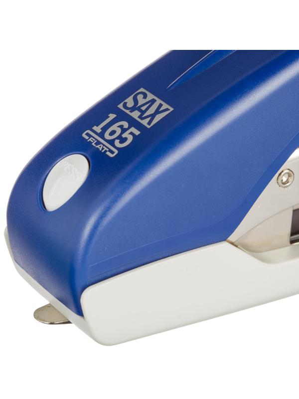 Степлер SAX 165 (N24/6, 26/6) Flat clinch,до 30лис,энергосбер,антист,син