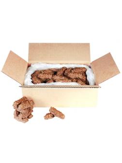 Вафли Яшкино глазированные молочным шоколадом с орехом и изюмом,2кг (ЯК300)