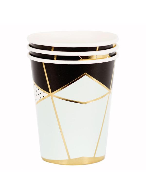 Стакан одноразовый бумажный одноразов Мятная Роскошь 250мл 6шт/G,1502-4342