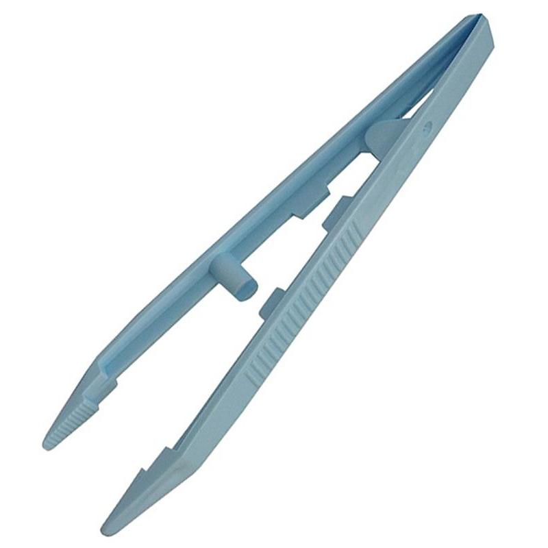 Пинцет одноразовый изогнутый стерил. 125мм КПИ 50шт/уп