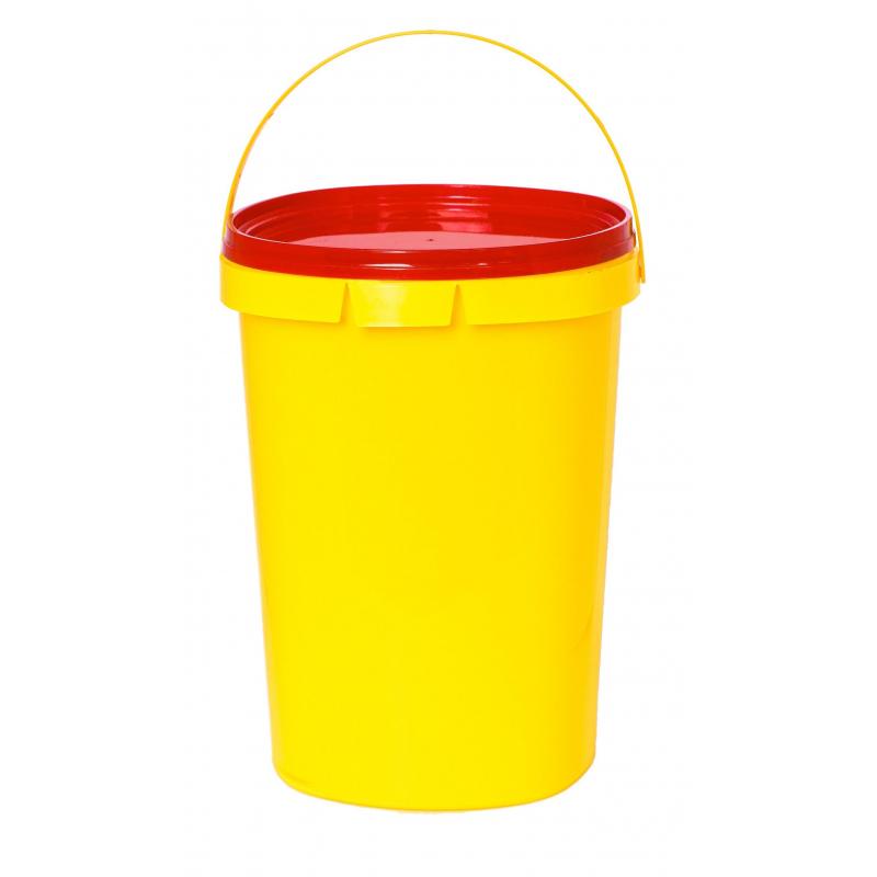 Упаковка д/сбора мед.отходов Емк-контейнер д/биол.отходов Б Желт. 3л, 70шт