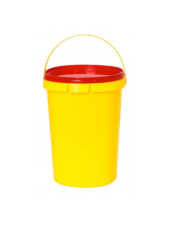 Упаковка д/сбора мед.отходов Емк-контейнер д/биол.отходов Б Желт. 3л, 70шт