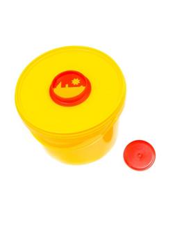 Емкость-контейнер д/сбора ост.инстр.с иглосъем.Б Жел.10л.10шт/уп.,СЗПИ