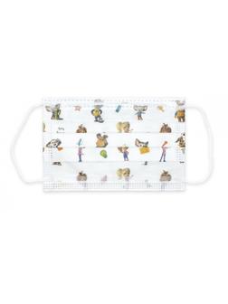 Маска медицинская 3-х сл., Sense 'Детская', БАРБОСКИНЫ, картон 50шт/уп