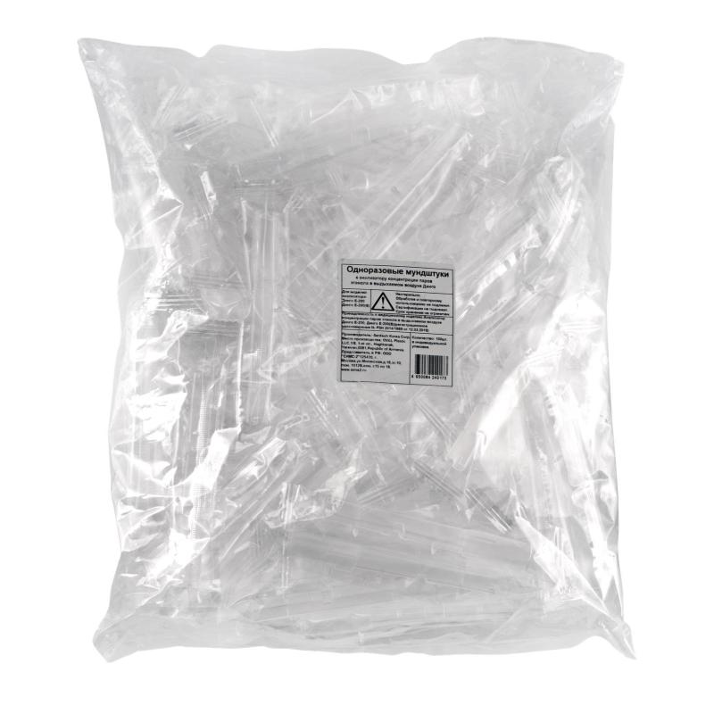 Мундштук одноразовый к анализатору паров этанола Динго Е-200, 100шт/уп