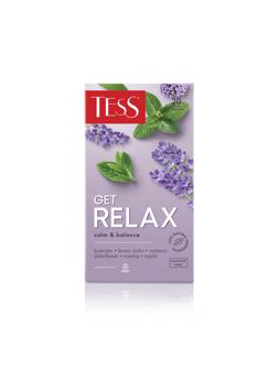 Чай Tess Get Relax чайный напиток с добавками, 1,5гх20шт/уп