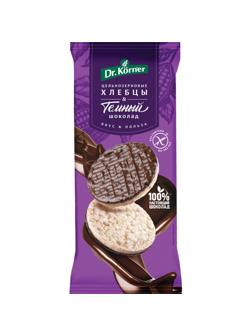 Хлебцы Dr.Korner хрустящие Рисовые с темным шоколадом, 67г