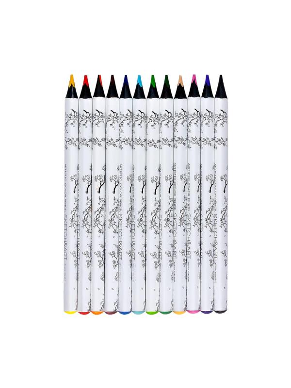 Набор карандашей СКЕТЧ-КАРАНД.ЦВЕТ.SKETCH&ARTУТОЛЩЕН.,4 MM,12 ЦВ.,30-0114