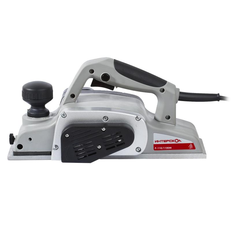Электрорубанок ИНТЕРСКОЛ Р-110/1100М 1100Вт, 110мм, со станиной (49.1.0.12)