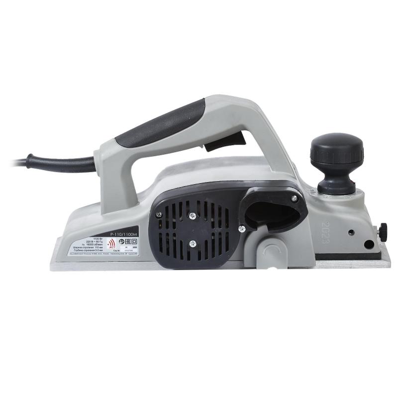 Электрорубанок ИНТЕРСКОЛ Р-110/1100М 1100Вт, 110мм, со станиной (49.1.0.12)