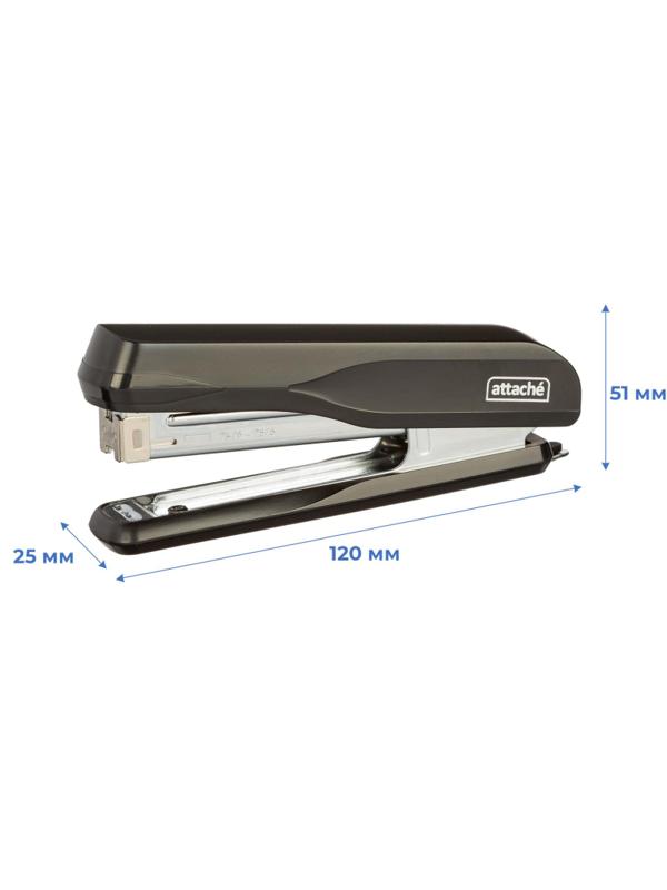 Степлер Attache MSBK2430 (№24/6-26/6) до 30 лист., металл, чёрный