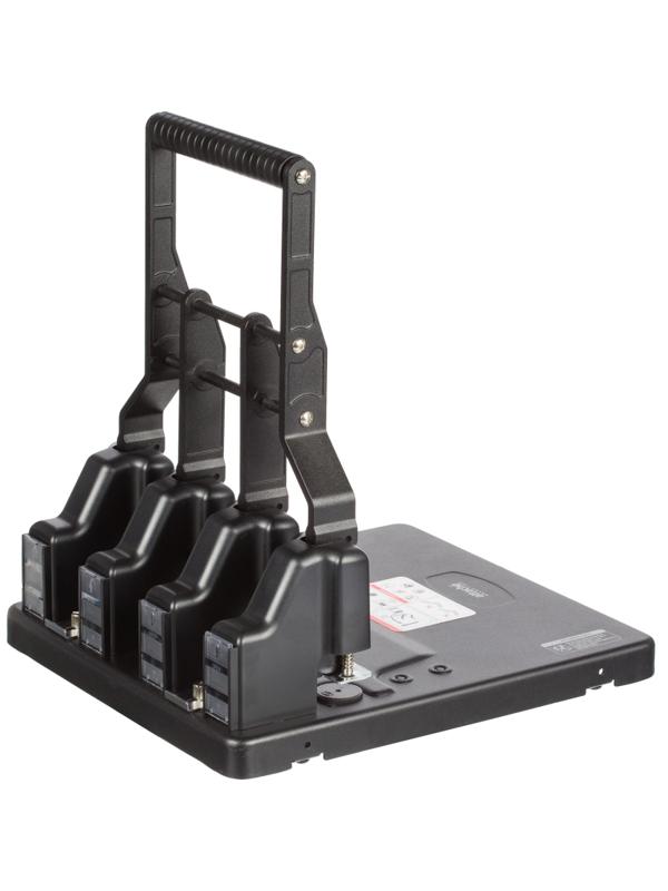 Дырокол Attache Selection мощный MHDPBK4-150,4отв.150 лист.,металл,черн