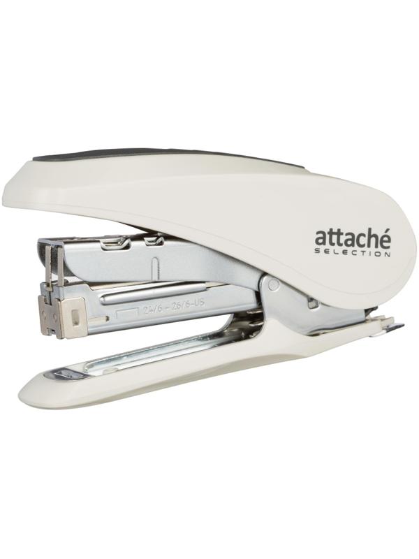Степлер Attache Selection MSW2430(№24/6-26/6)до 30л,энергосбер,металл,белый