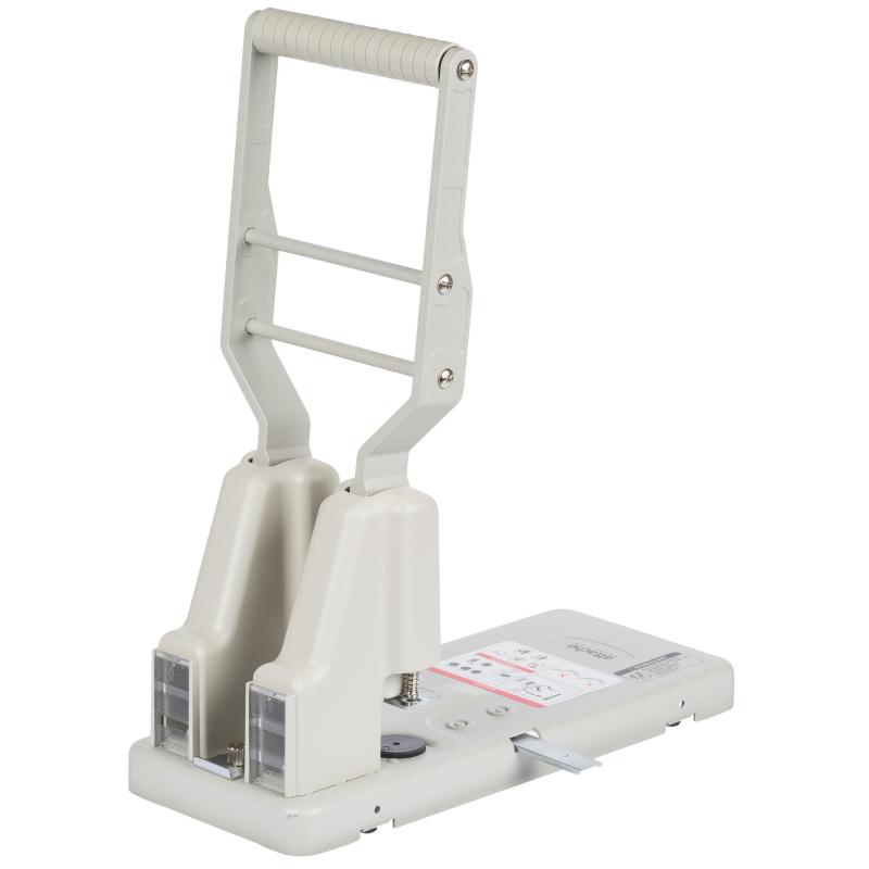 Дырокол мощный Attache Selection MHDPGY2-290, 2отв.,290 лист.,металл,серый