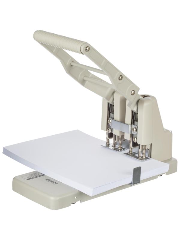 Дырокол мощный Attache Selection MHDPGY2-290, 2отв.,290 лист.,металл,серый