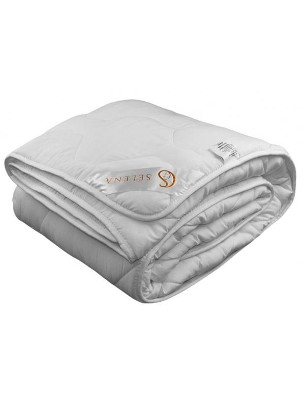 Одеяло 140х205 (микрофибра/лебяжий пух), 350гр/м2, белый