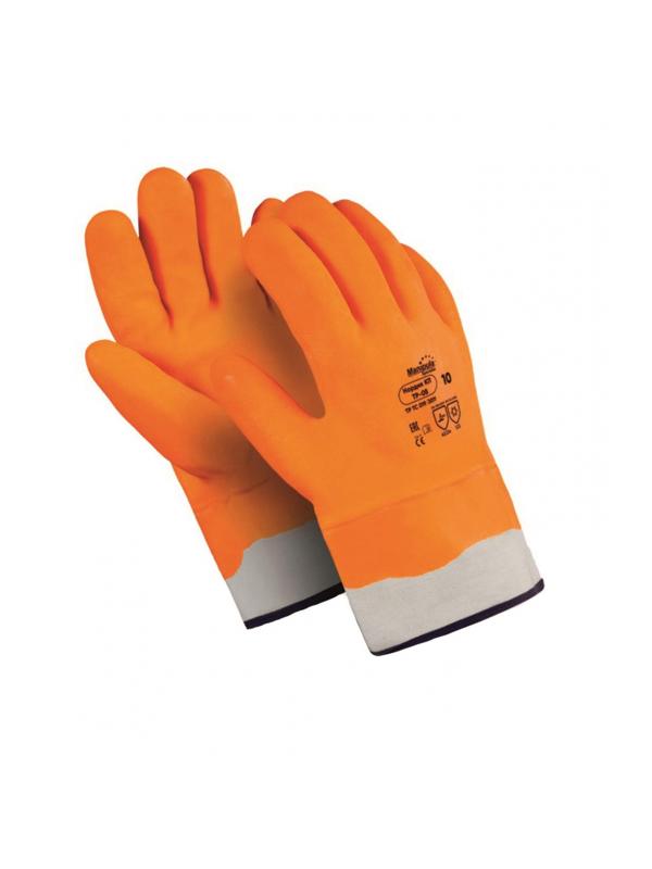 Перчатки защитные ManipulaНОРДИК КП джерси+пенополиурет+ПВХ (ТР08/WG785)р10