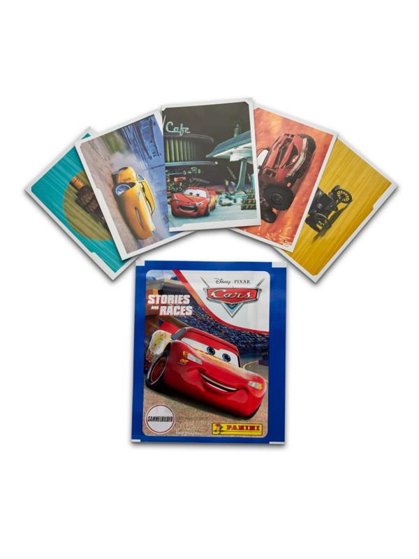 Наклейки Panini CARS/ТАЧКИ.ИСТОРИИ И ГОНКИ(5шт.в пакетике.),сезон 2021-22
