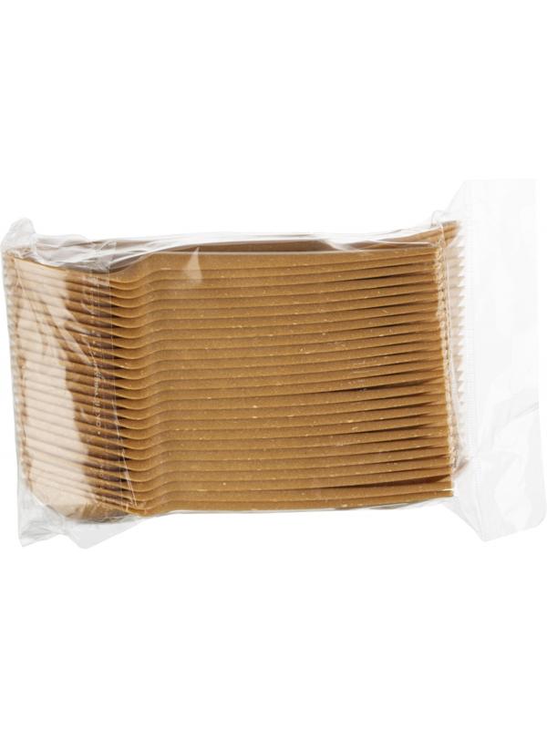 Ложка одноразовая 168мм,золотисто-охрист.до коричн;древесное волокно,50шт/у