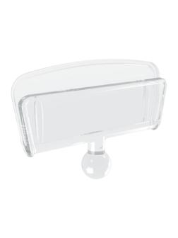 Ценникодержатель на круглой подставке со штангой, выс.10см, ш.38мм,10шт/уп