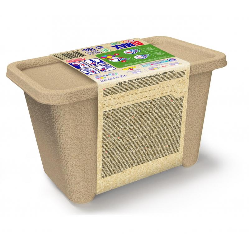 Капсулы для стирки BiMax ЭКО Color 12шт/уп