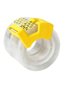 Клейкая лента канцелярская пласт,одност,прозр,18 мм x 18.3 м,2 шт