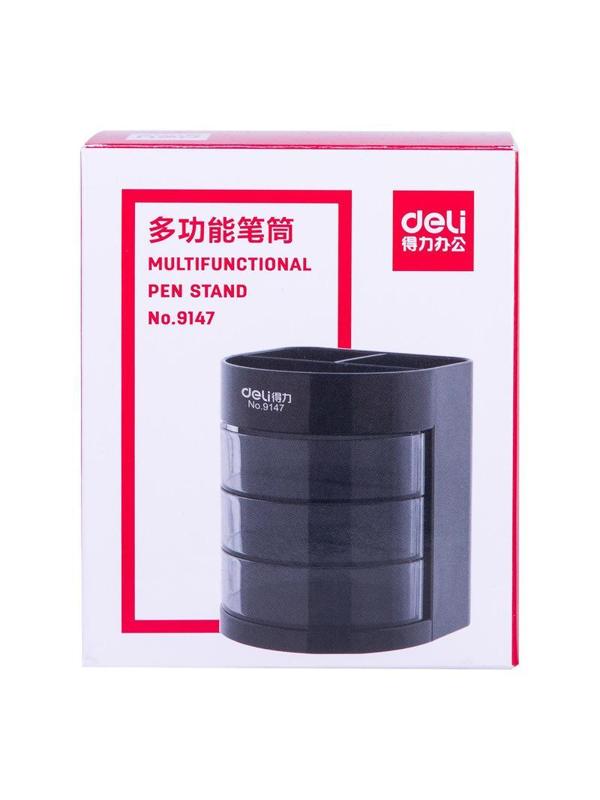 Набор настольный Deli E38253 12 предметов черный